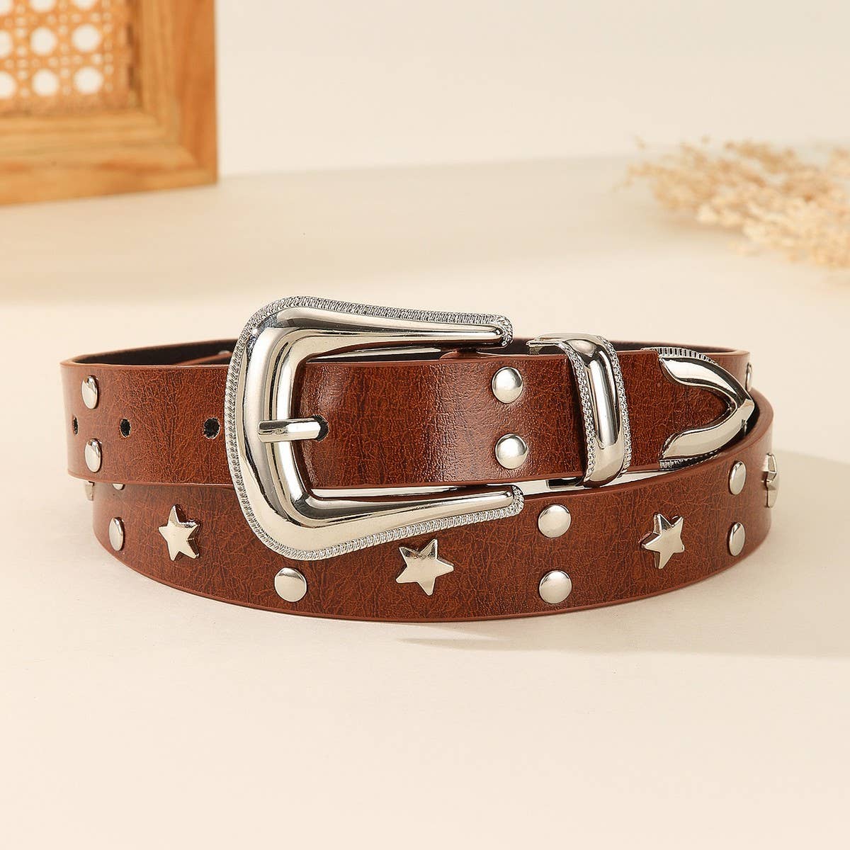 Women??¢s Y2K Star Studded Cute Pin Buckle Belt_CWABE1234