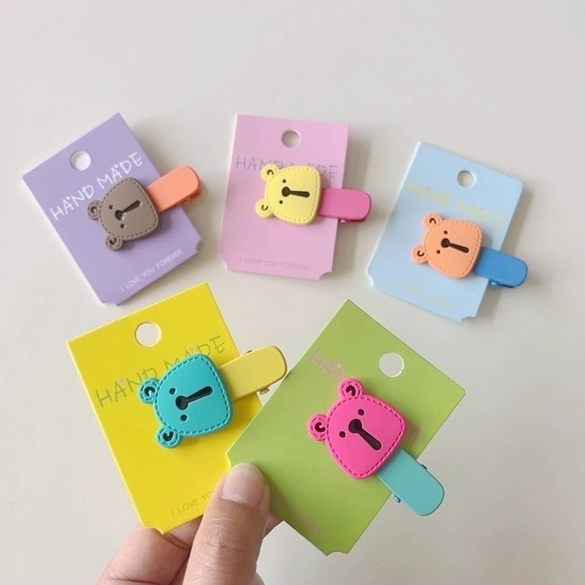 CHILDREN'S CUTE LONG NOSE BEAR HAIR CLIP