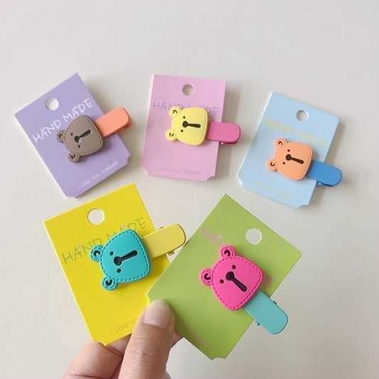 CHILDREN'S CUTE LONG NOSE BEAR HAIR CLIP