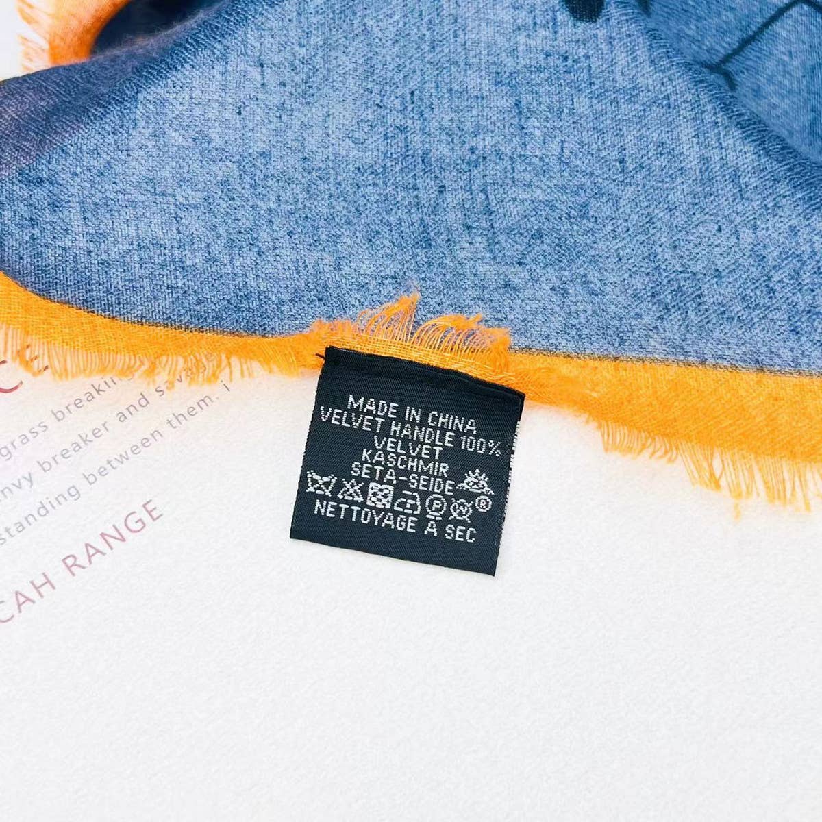 Chain Print Silk Wool Scarf ??Luxury Travel Shawl_CWASC0895