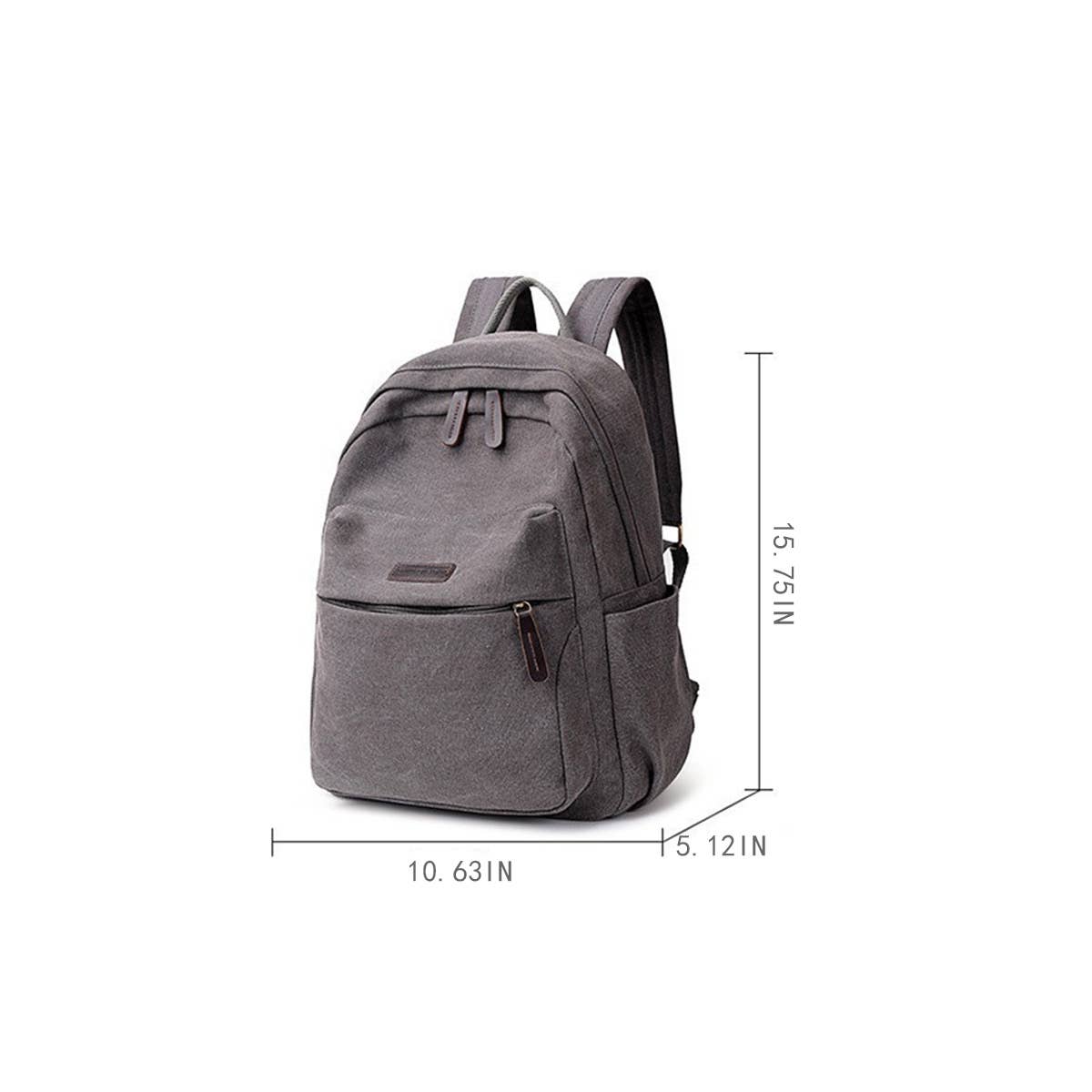 BACK-TO-SCHOOL CANVAS BACKPACK,LAPTOP COMPARTMENT_CWAB2209