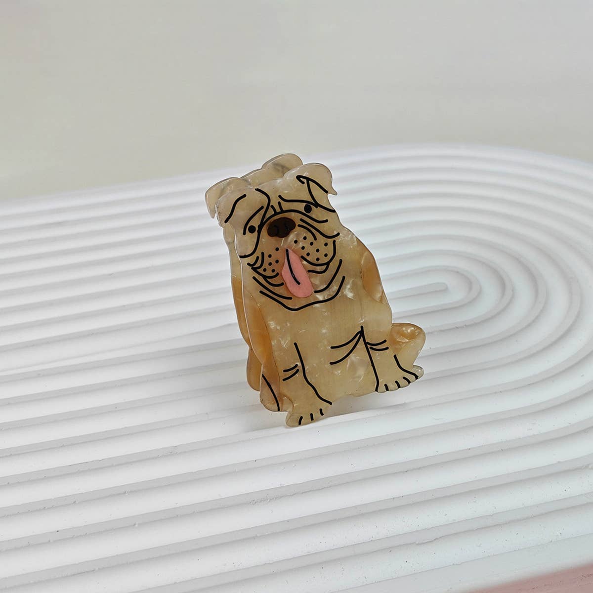 Cartoon Corgi Hair Claw Clip, Acetate Material_CWAHA6433