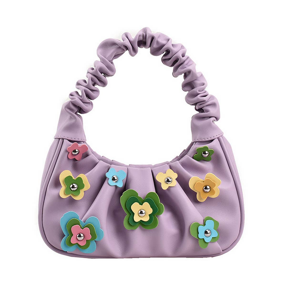 FASHIONABLE PLEATED SHOULDER BAG_CWAB1586