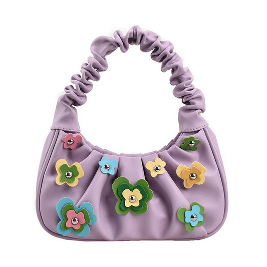 FASHIONABLE PLEATED SHOULDER BAG_CWAB1586