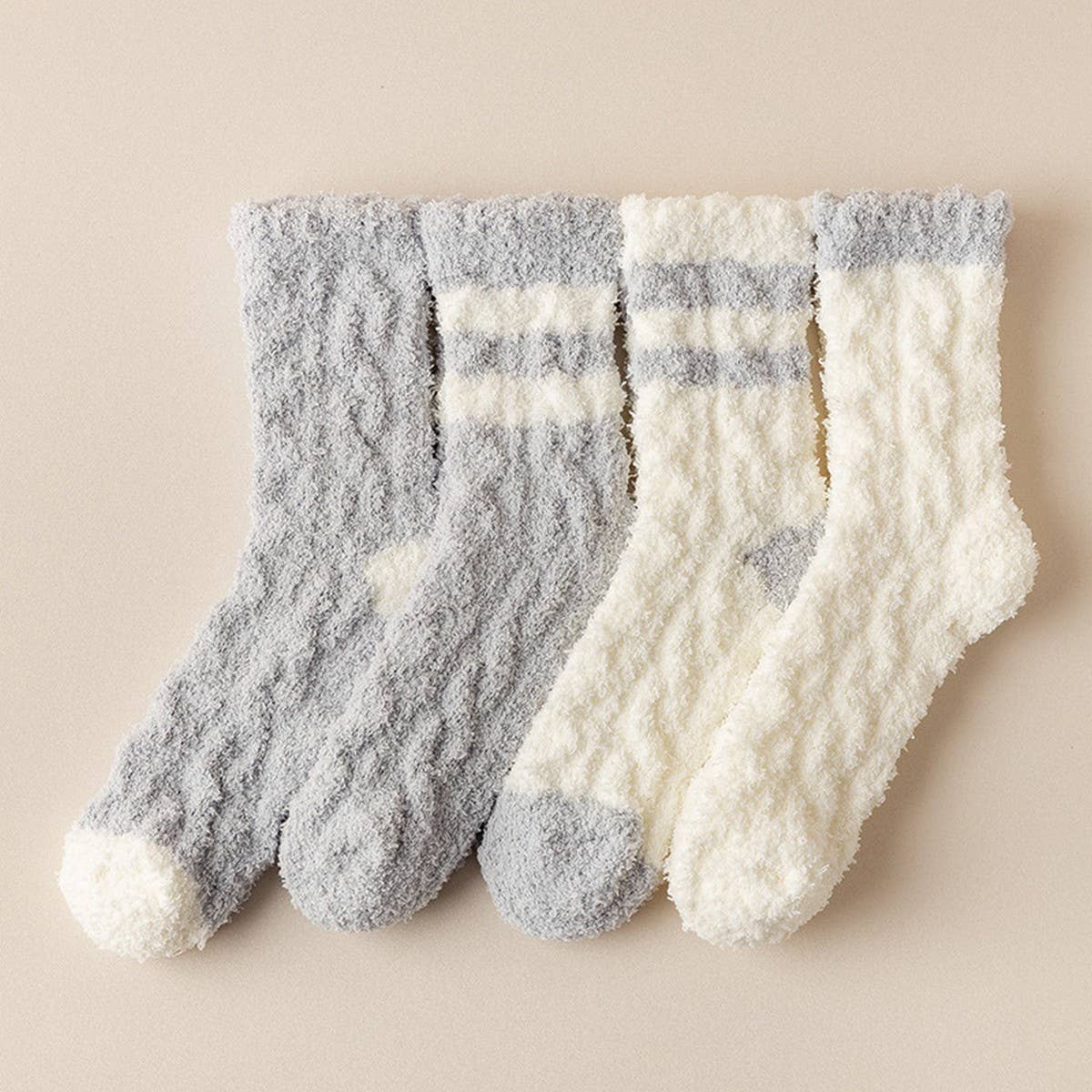 WOMEN'S THICK WARM CORAL FLEECE MID-TUBE SOCKS