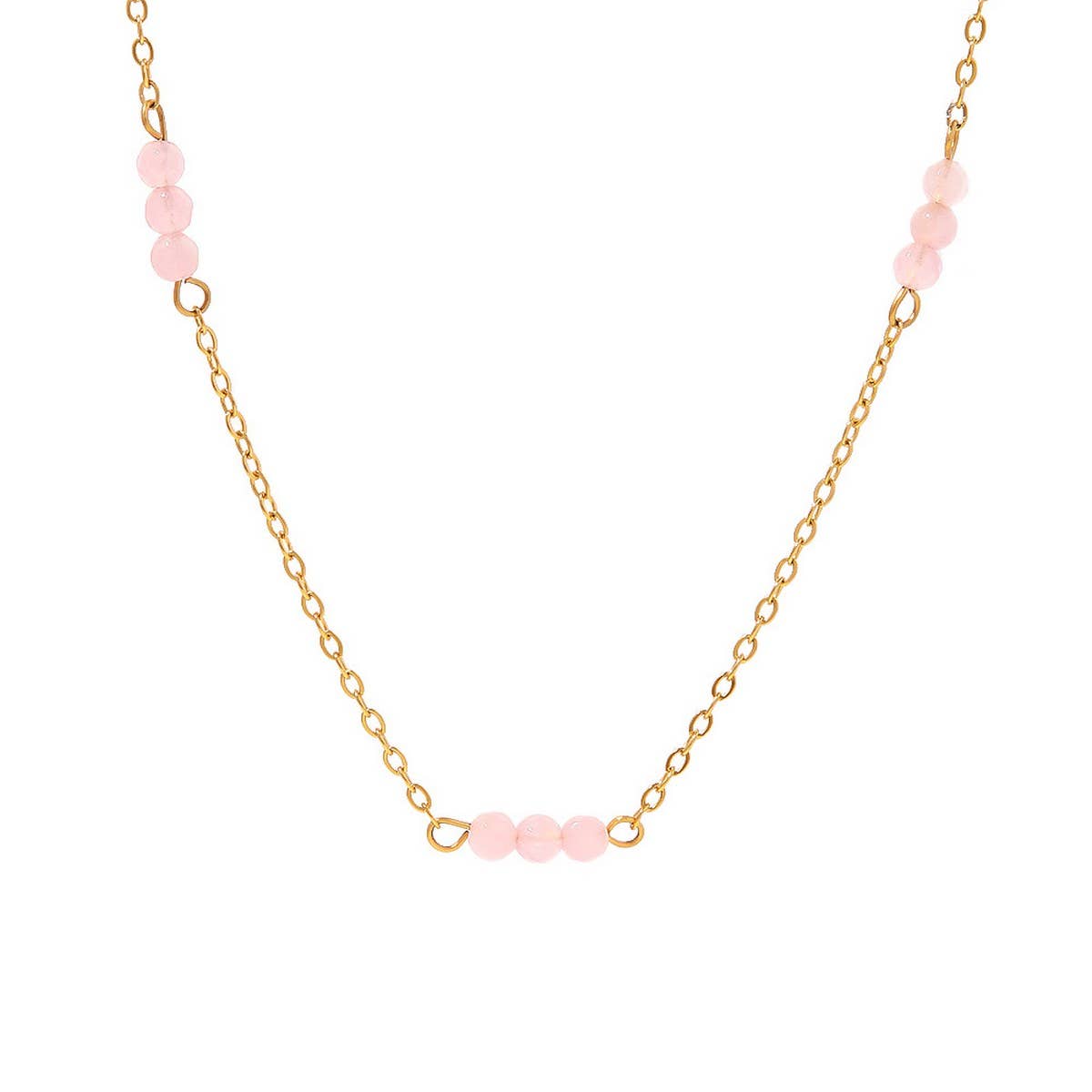 PINK LAYERED VERSATILE NECKLACE THAT WON??¢T FADE_CWAJE1441
