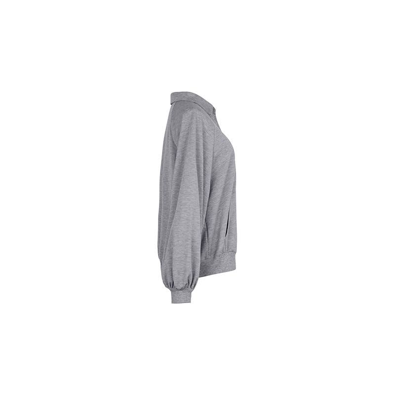 LONG SLEEVE LAPEL SOLID COLOR HOODIE