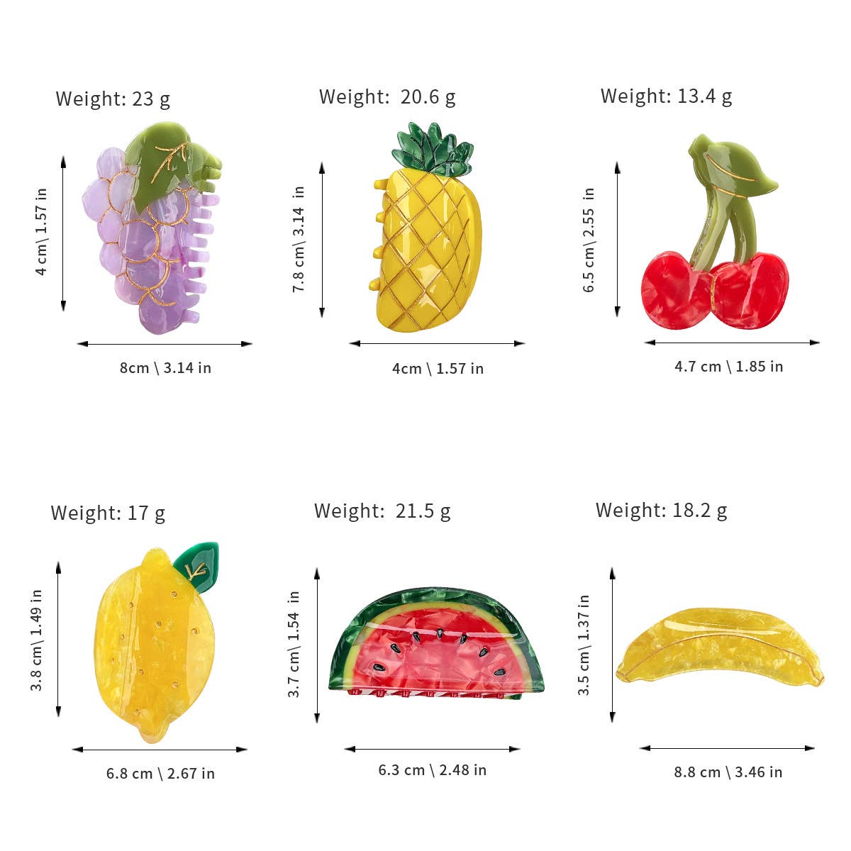 Niche acetic acid fruit-style gripper