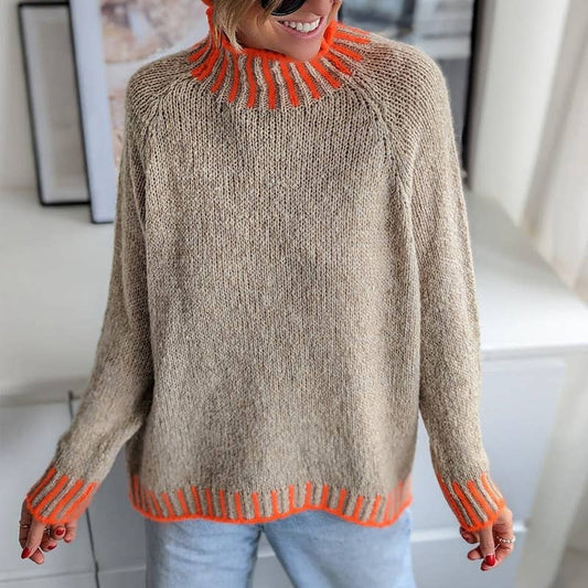 TURTLENECK FASHION ALL-IN-ONE SOLID COLOR