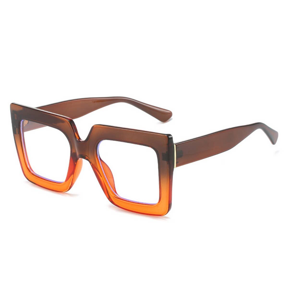 TORTOISESHELL SQUARE FRAME FASHION GLASSES