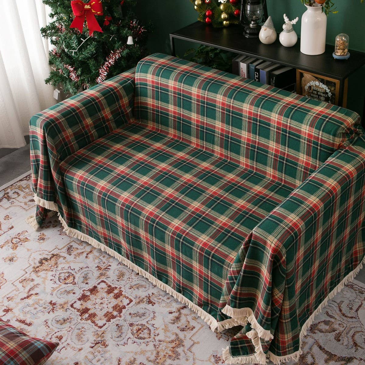 CHRISTMAS RETRO MULTIFUNCTIONAL SOFA THROW