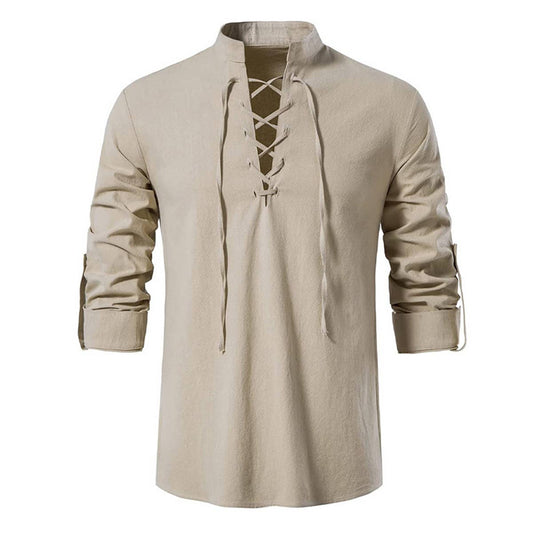 HALLOWEEN COS MEDIEVAL WIZARD LONG SLEEVE SHIRT_CWTSTL00994