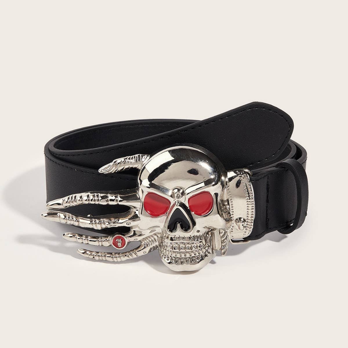 FASHIONABLE PUNK STYLE SKULL SNAP BELT_CWABE0285