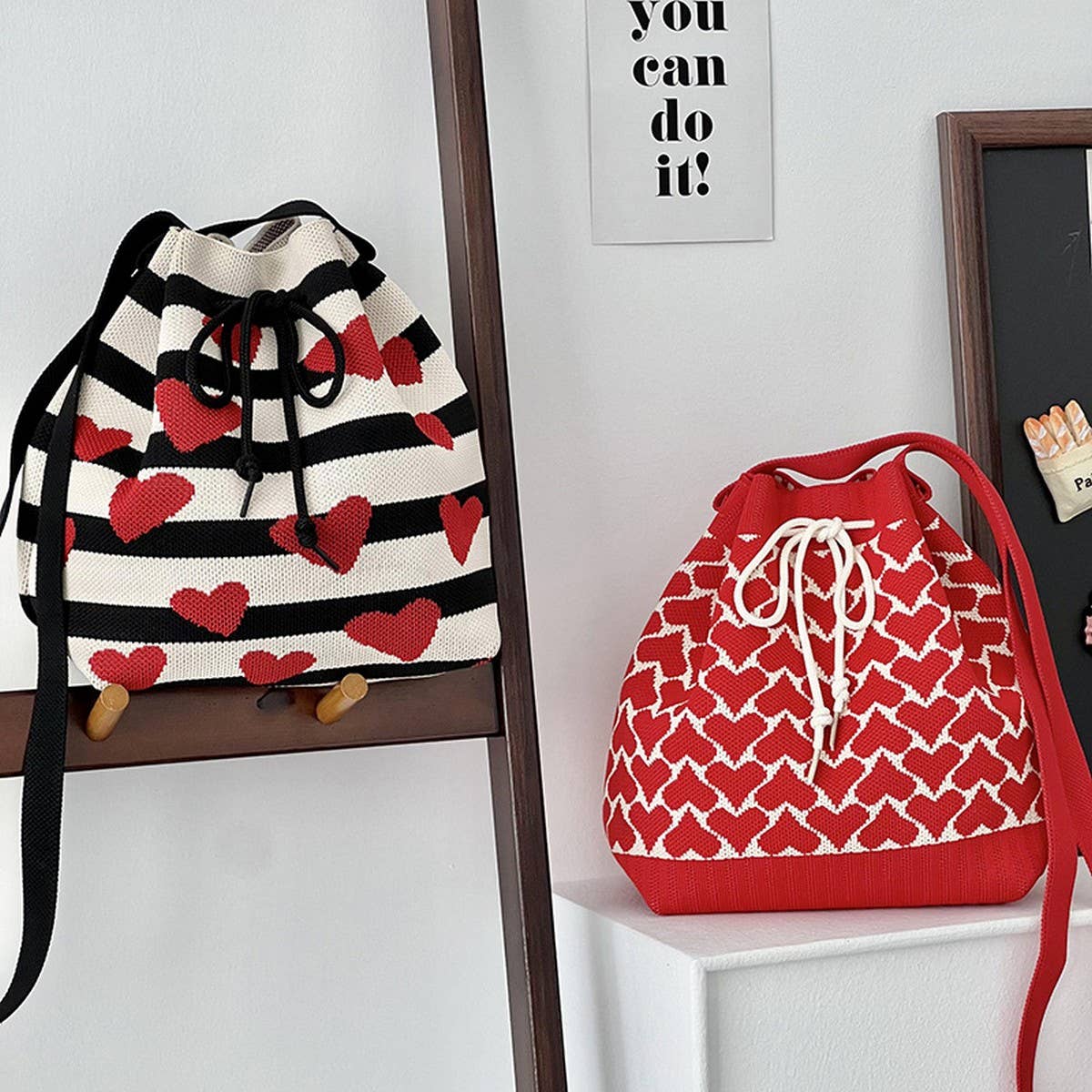 2024 NEW FASHION LOVE CROSSBODY BUCKET BAG_CWAB3086