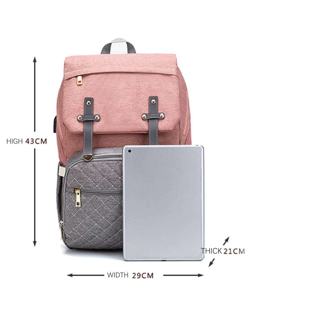 LIGHTWEIGHT WATERPROOF MOTHER AND BABY BACKPACK_CWAB2225