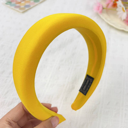 Candy color thickened high cranial top hair band