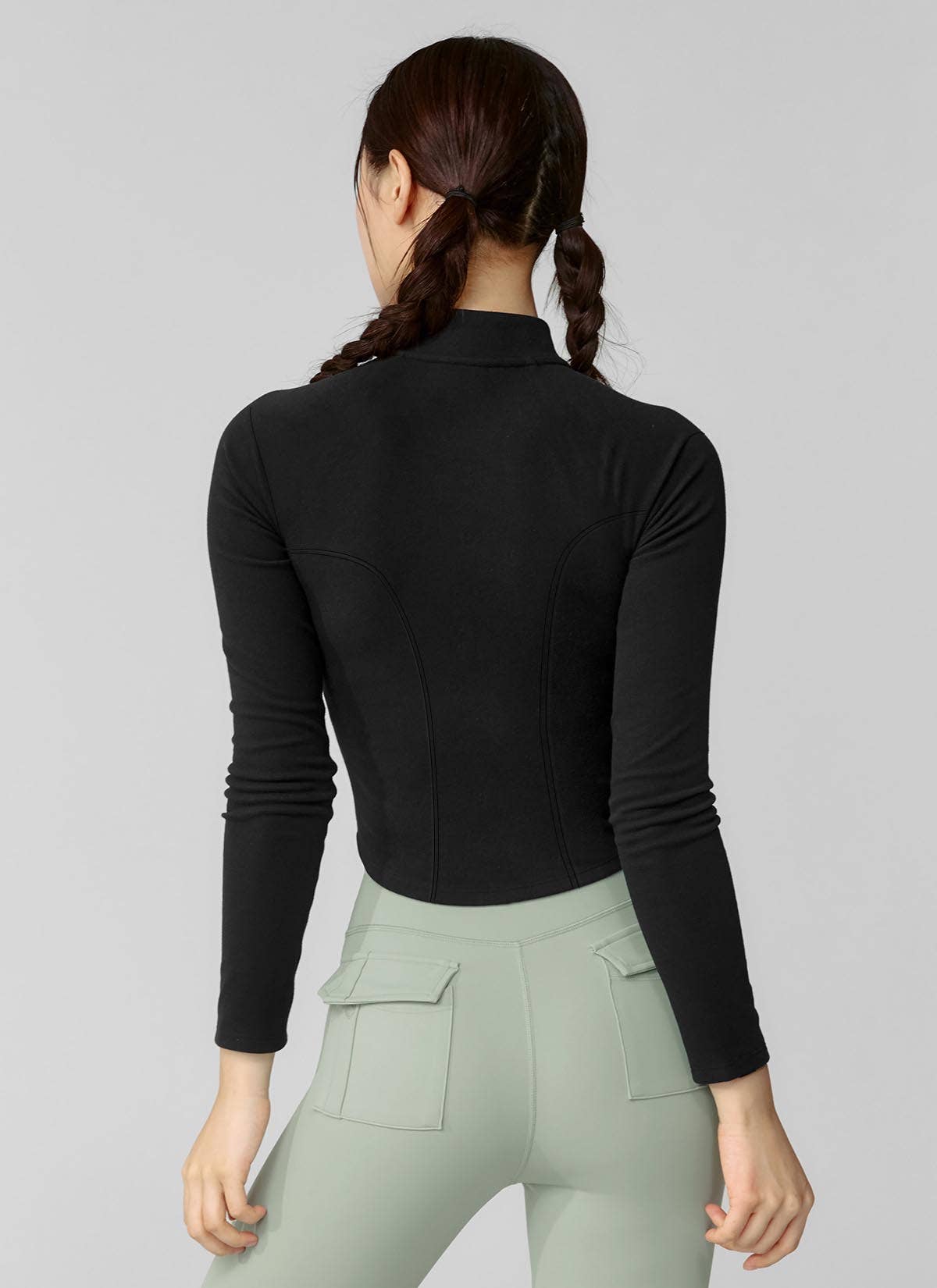 Stand-up collar fitness cycling sports jacket