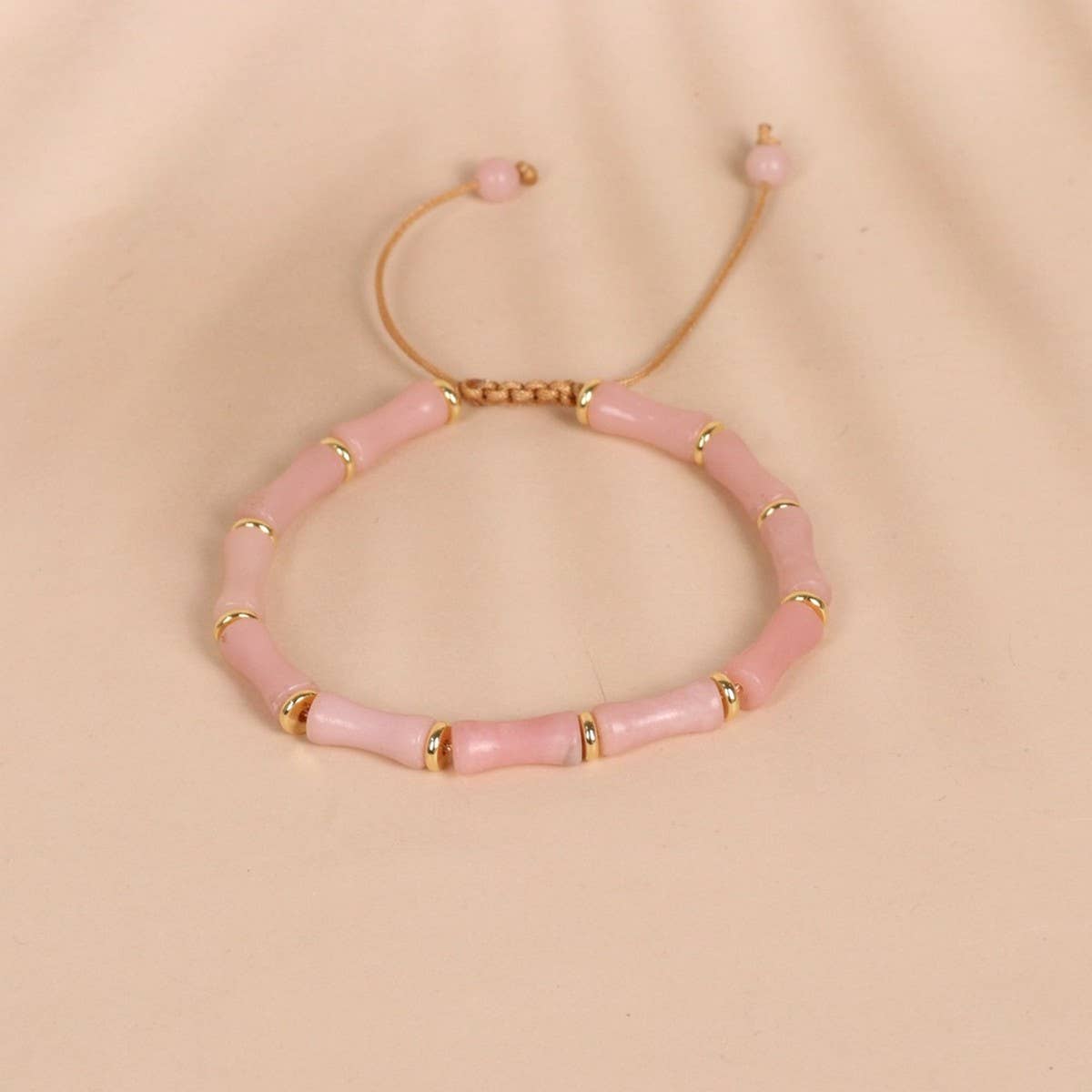 BAMBOO SHAPE NATURAL STONE BRACELET_CWAJE3941