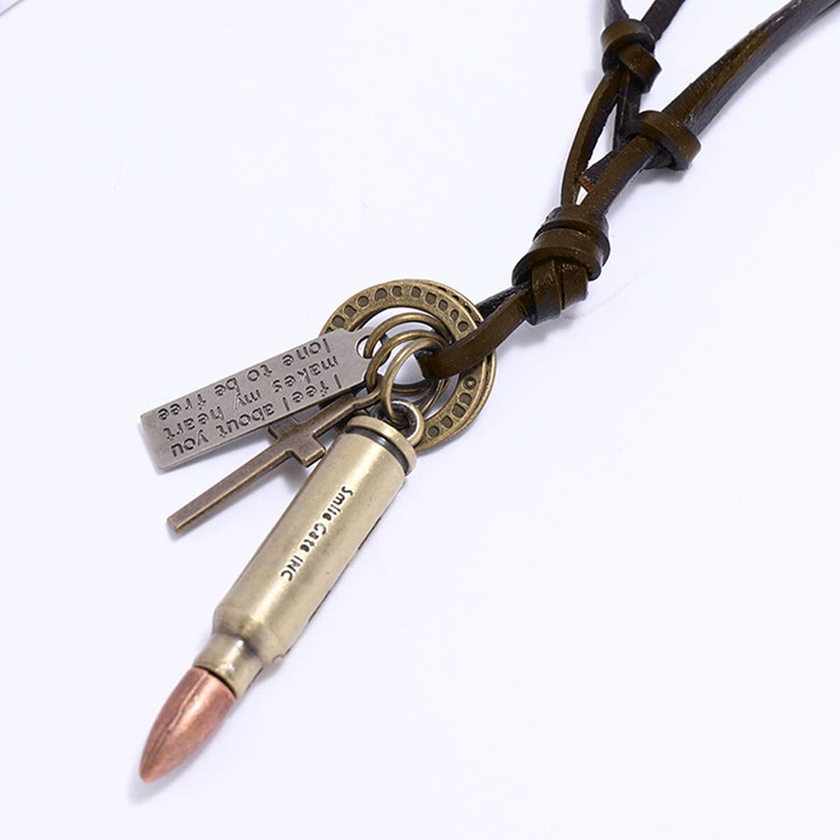 VINTAGE PUNK STYLE BULLETS NECKLACE