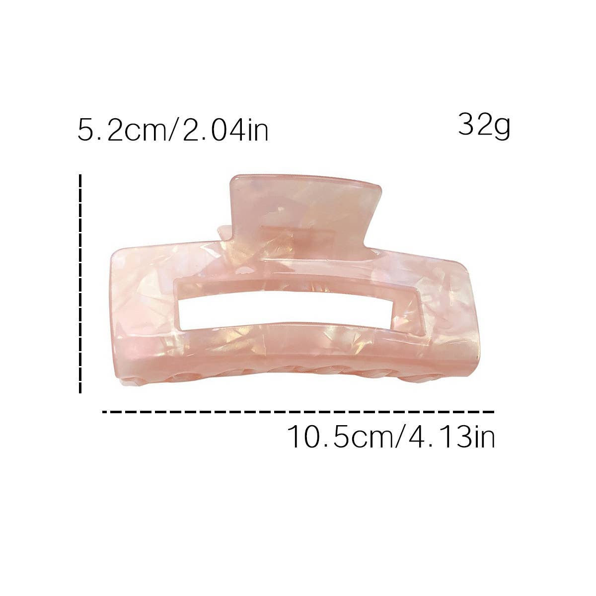 Iridescent Mermaid imitation acetic acid clip