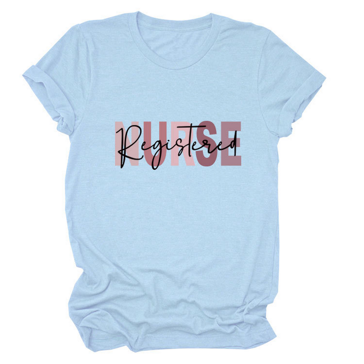 Trendy Plus Size T-Shirt for Women, Short Sleeve