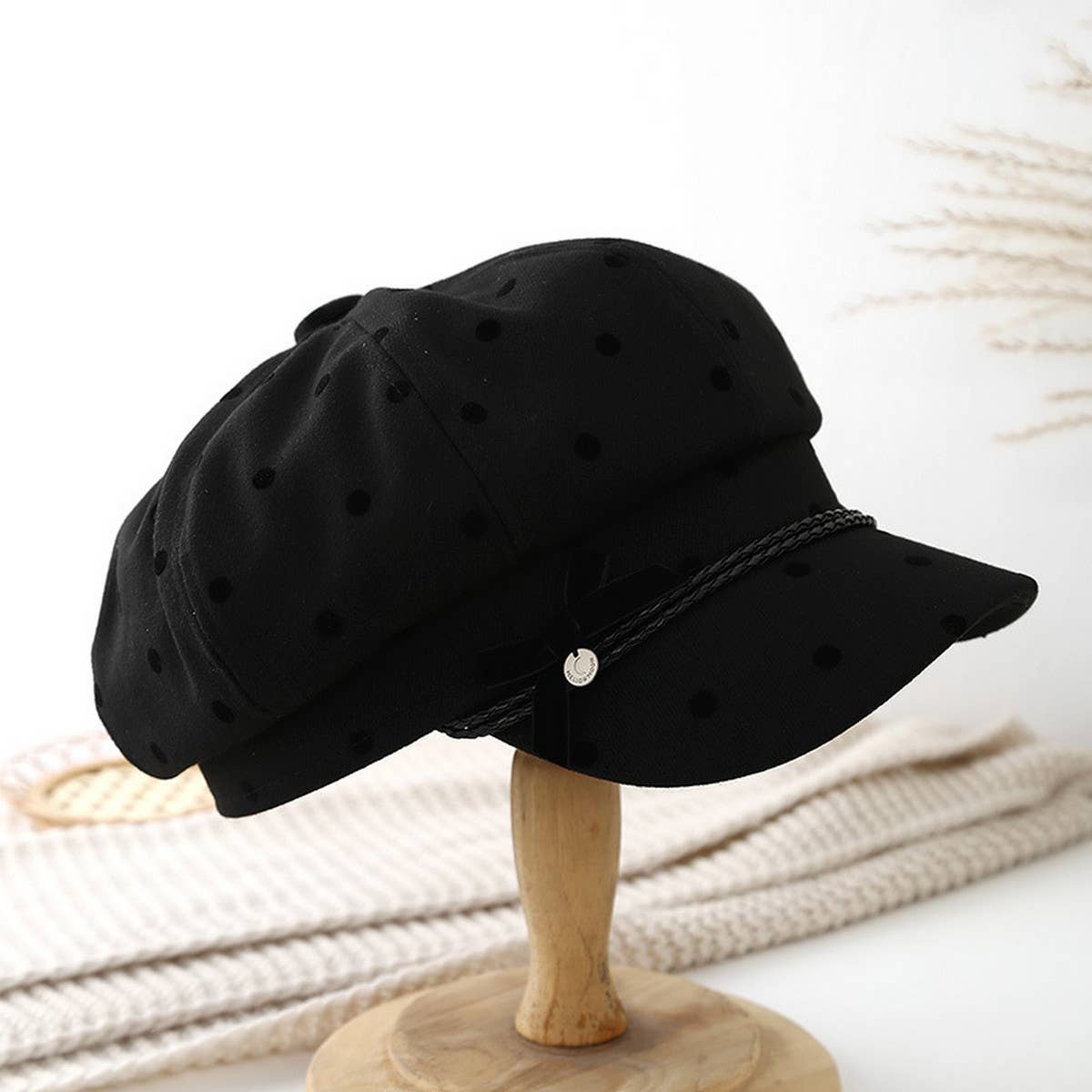 2024 NEW OUTDOOR SUNSHADE POLKA DOT BUCKET HAT_CWAB2853