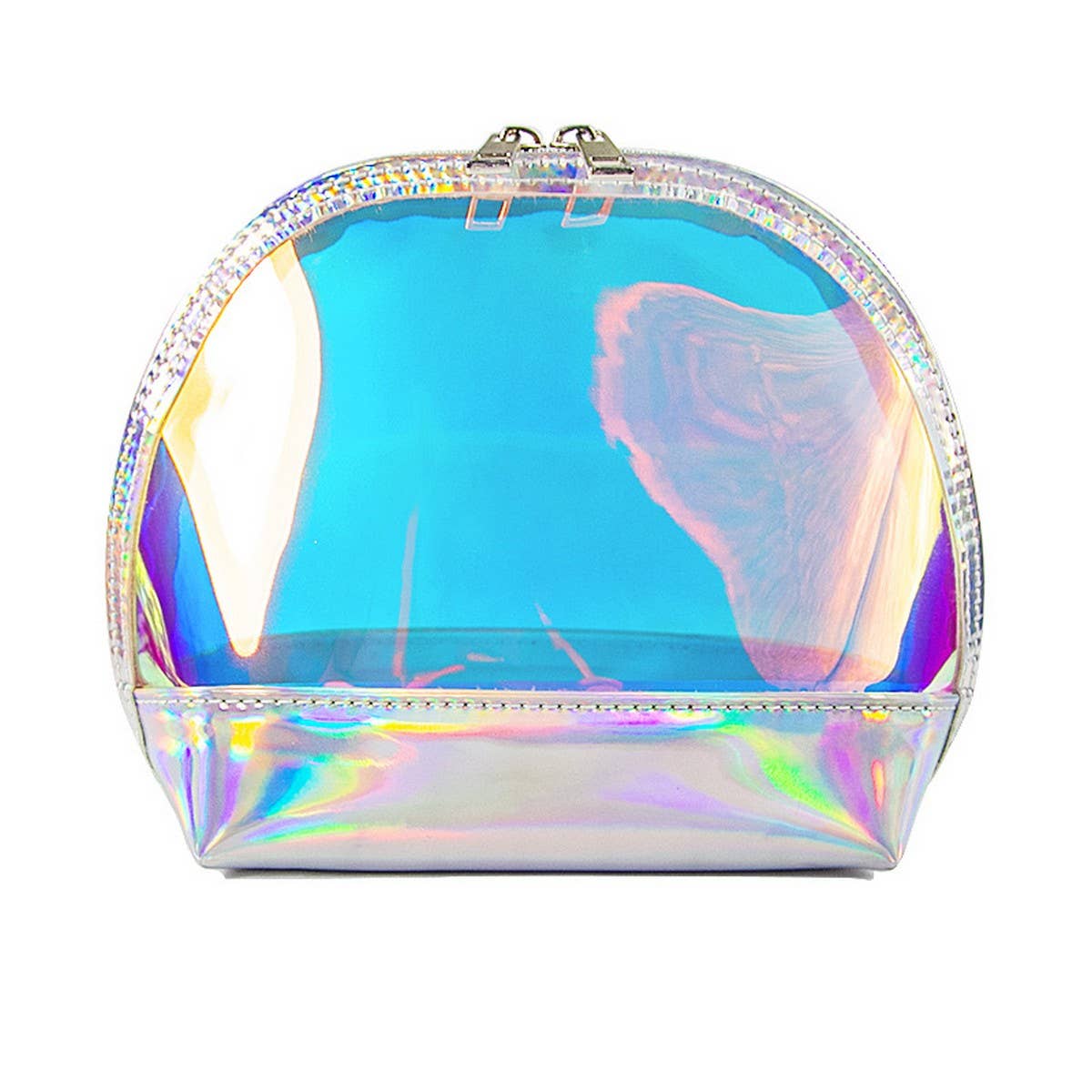WATERPROOF COLOR TRANSPARENT SHELL COSMETIC BAG_CWAB1103