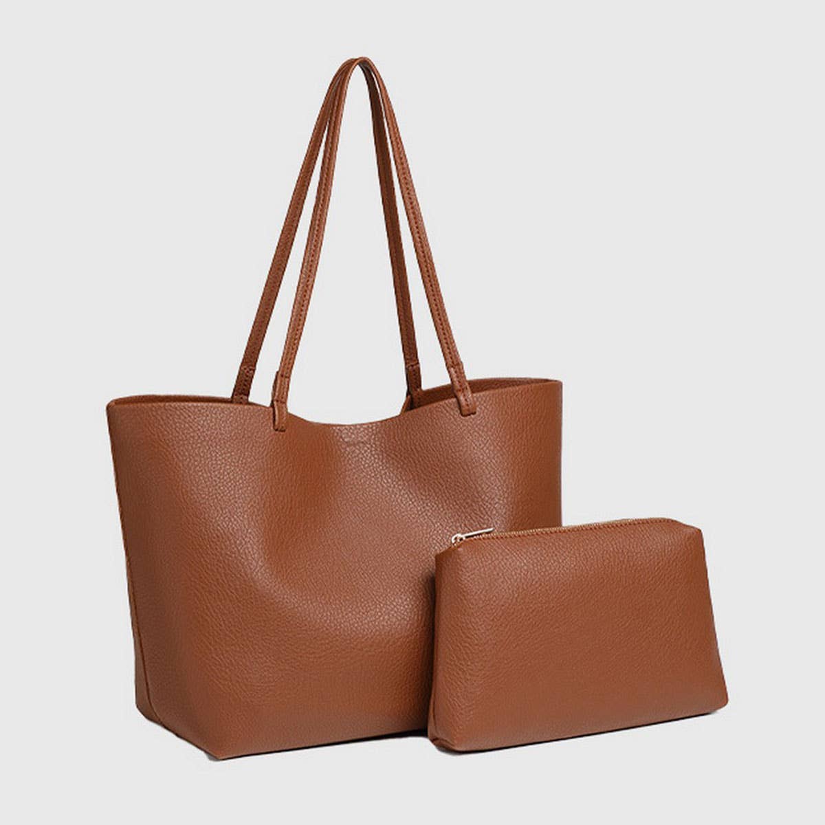 Elegant Soft Leather Solid Color Tote Set Bag£ßCWAB5112