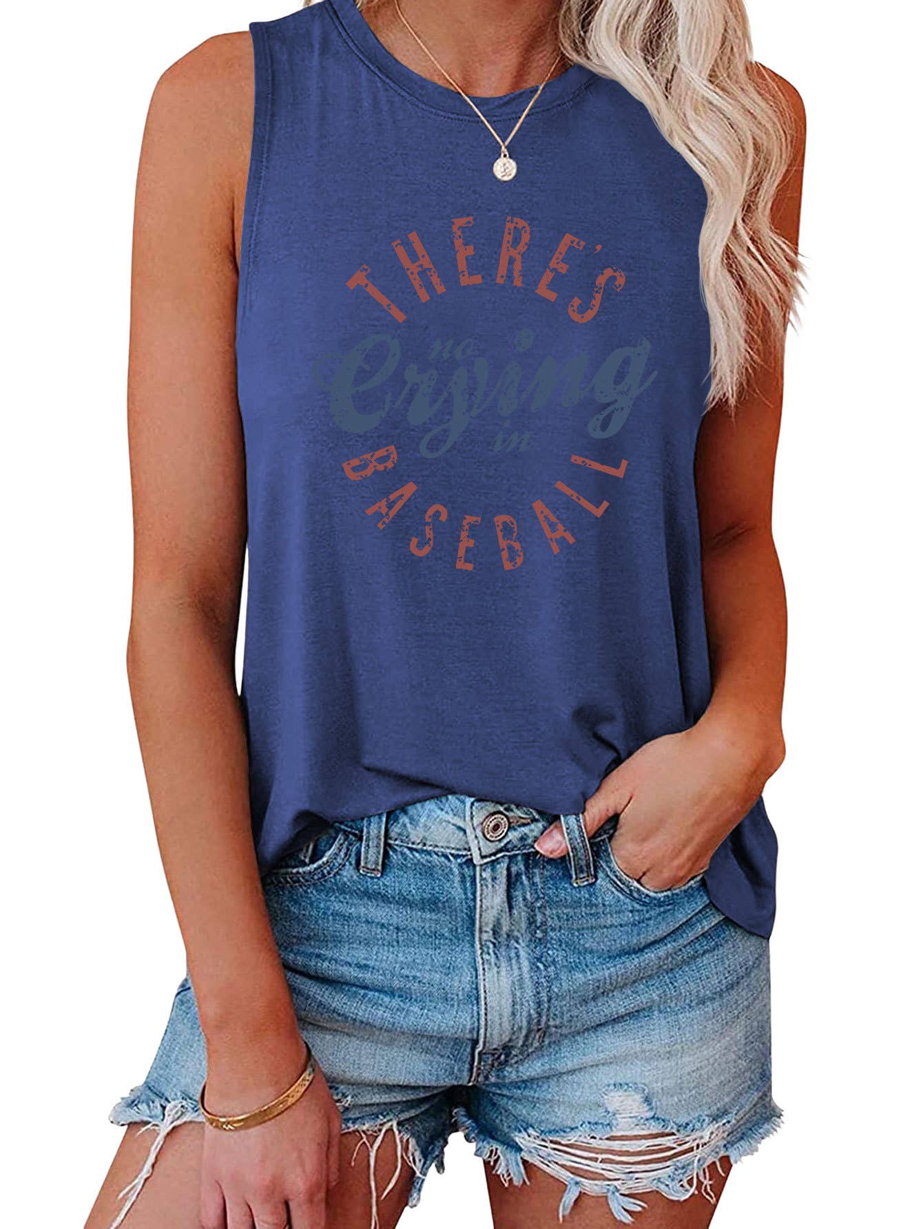 Fashionable loose there's no crying vest