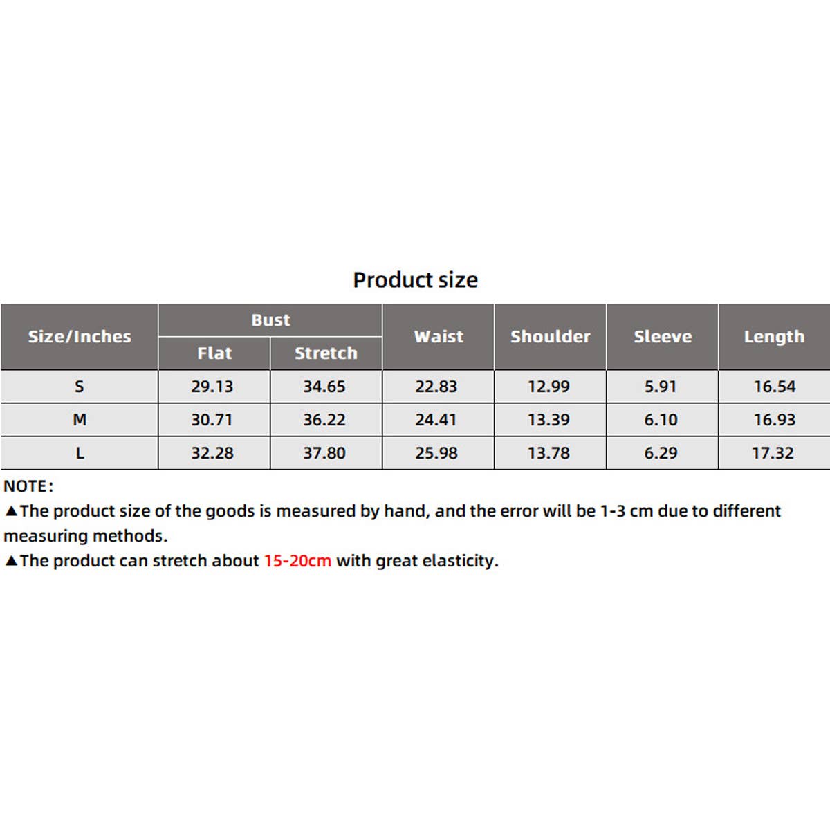 Solid color short crop stretch slim-fit T-shirt