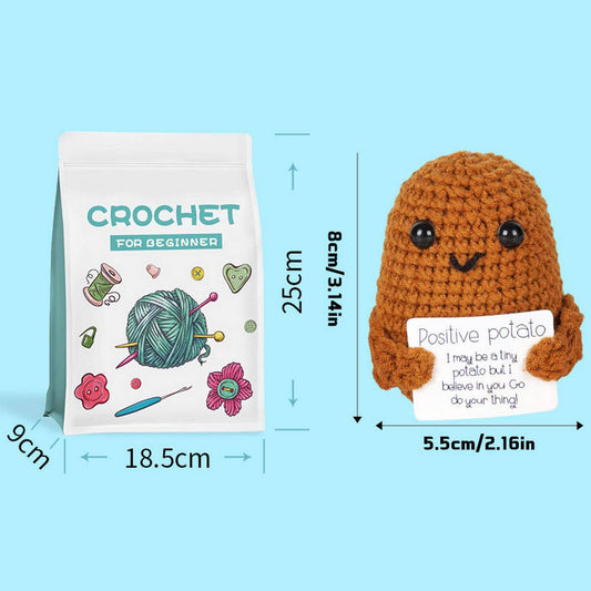 HANDMADE DIY KNITTED POTATO DOLL MATERIAL KIT