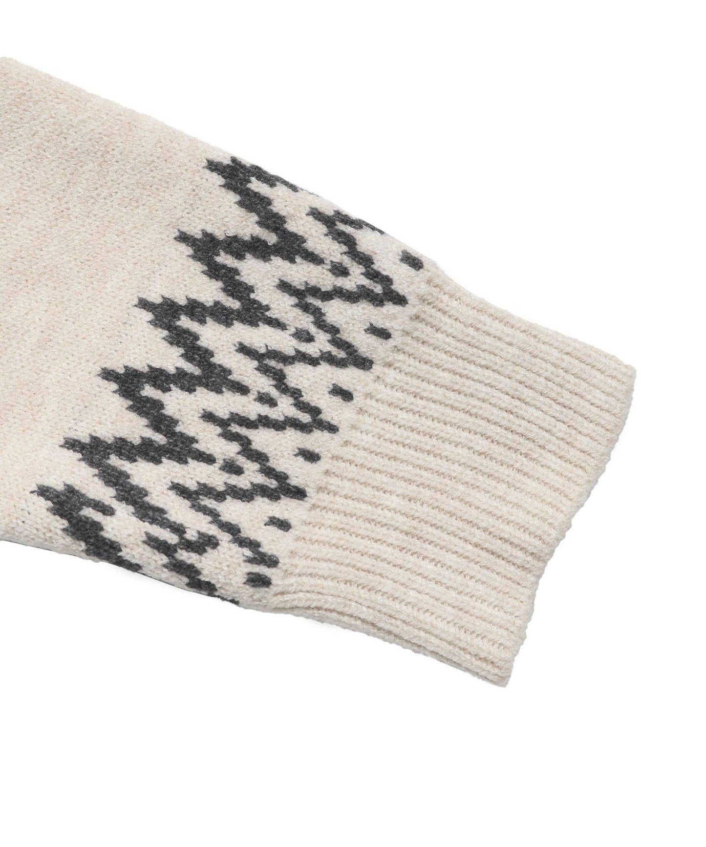 Ethnic round-neck Fair Island vintage sweater