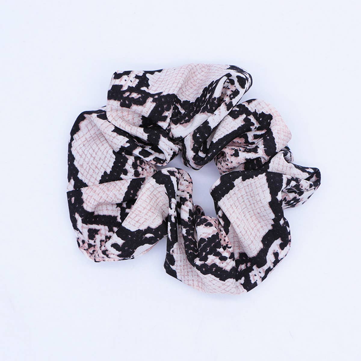 WOMEN PRINTED SNAKE PATTERN HAIR TIE_CWAHA1070