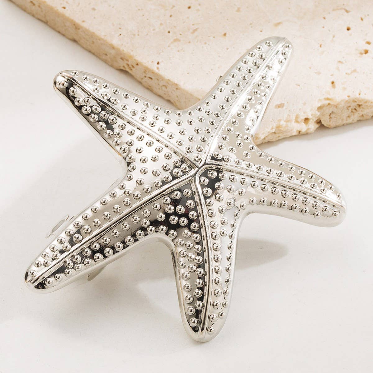 Starfish Metal Spring Hair Clip ??Chic & Unique_CWAHA6174