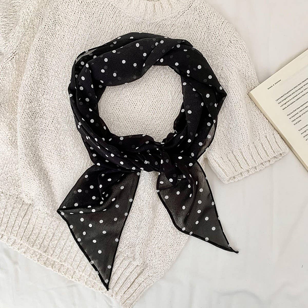 Chiffon Scarf-Versatile Neck Wrap & Hair Accessory