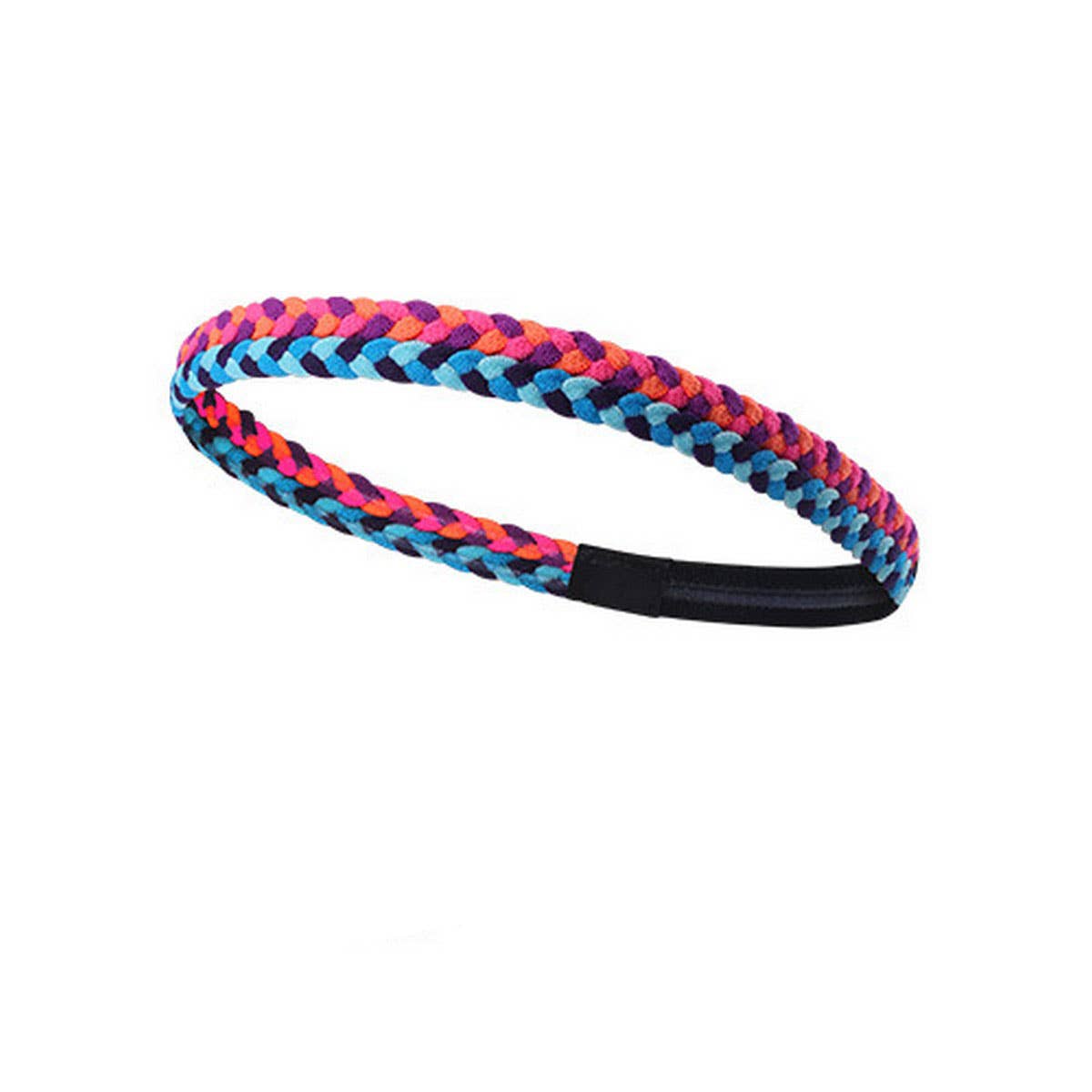 Braided Non-Slip Silicone Sweatband for Sports_CWMM7952