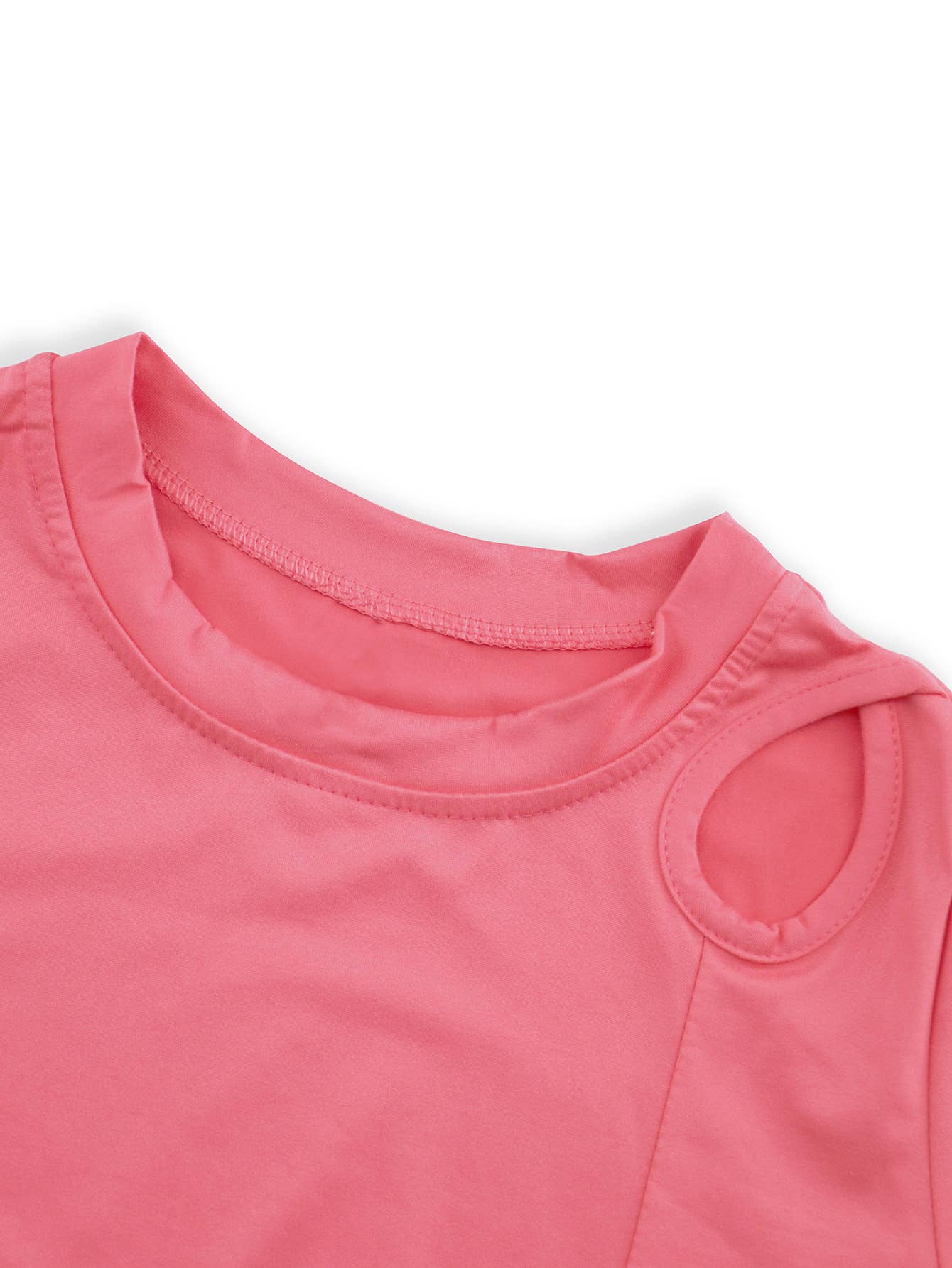 Knitted short-sleeved Casual, form-fitting,top