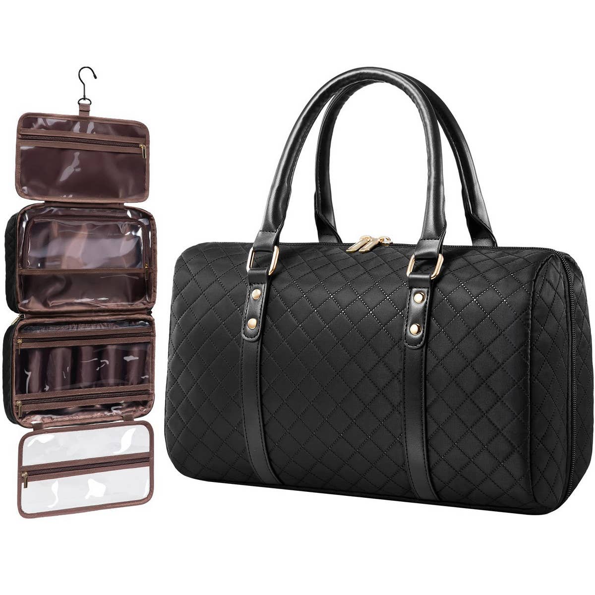 PORTABLE WATERPROOF TRAVEL TOILETRY BAG_CWAB2371