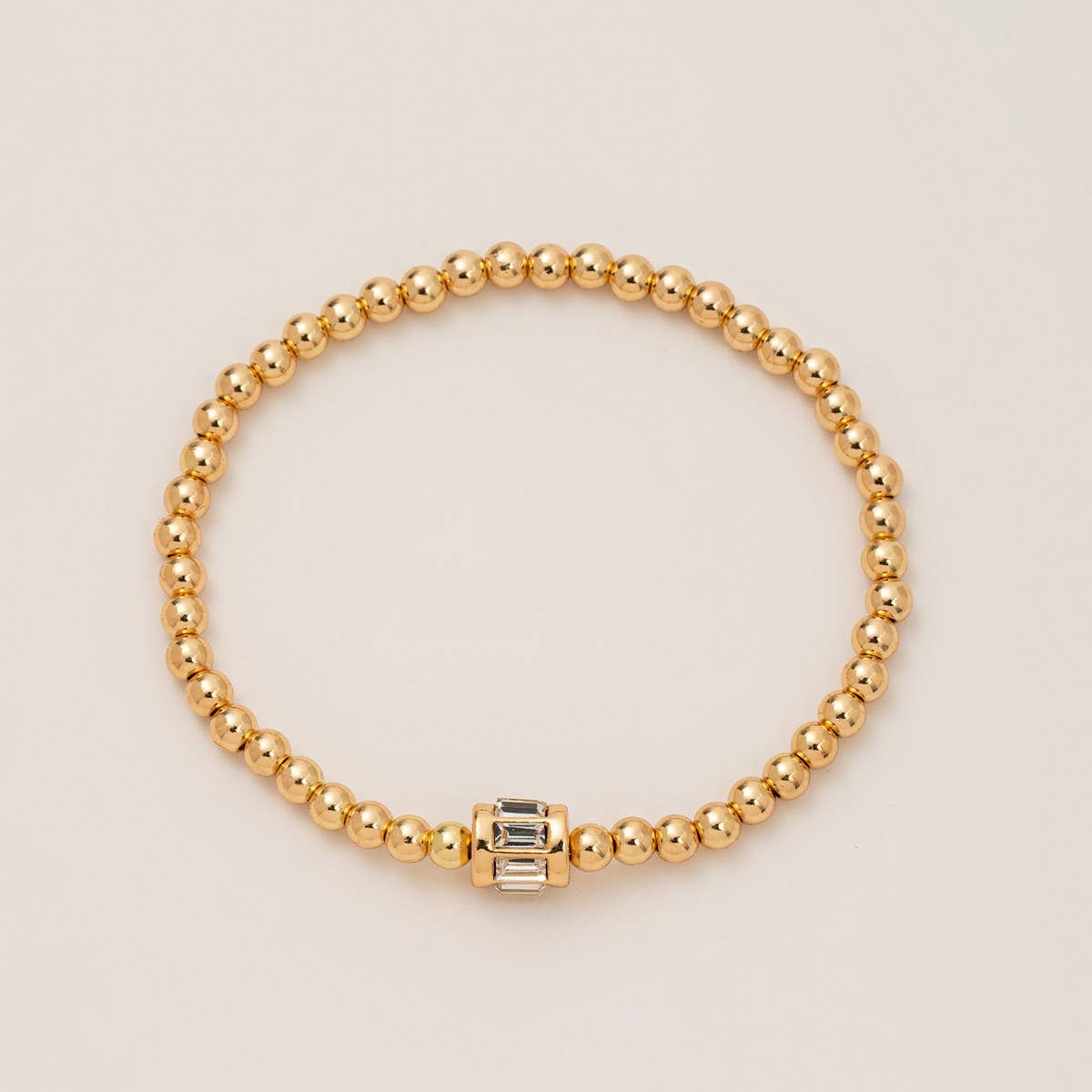 Bead Birthstone Bracelet December- Zircon Charm_CWMM6959