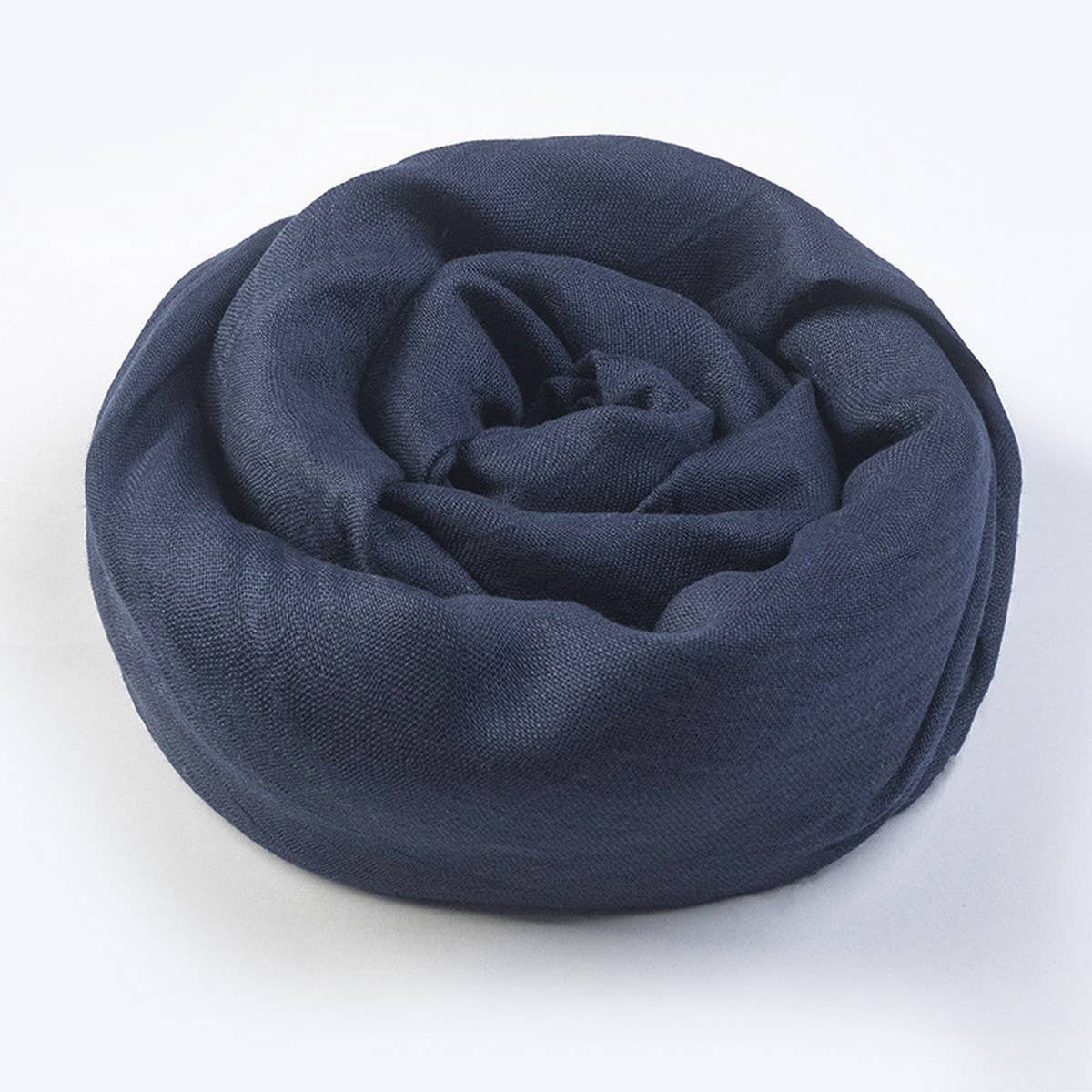 Solid Cotton Linen Scarf for Women Summer Sun Prot_CWASC1451