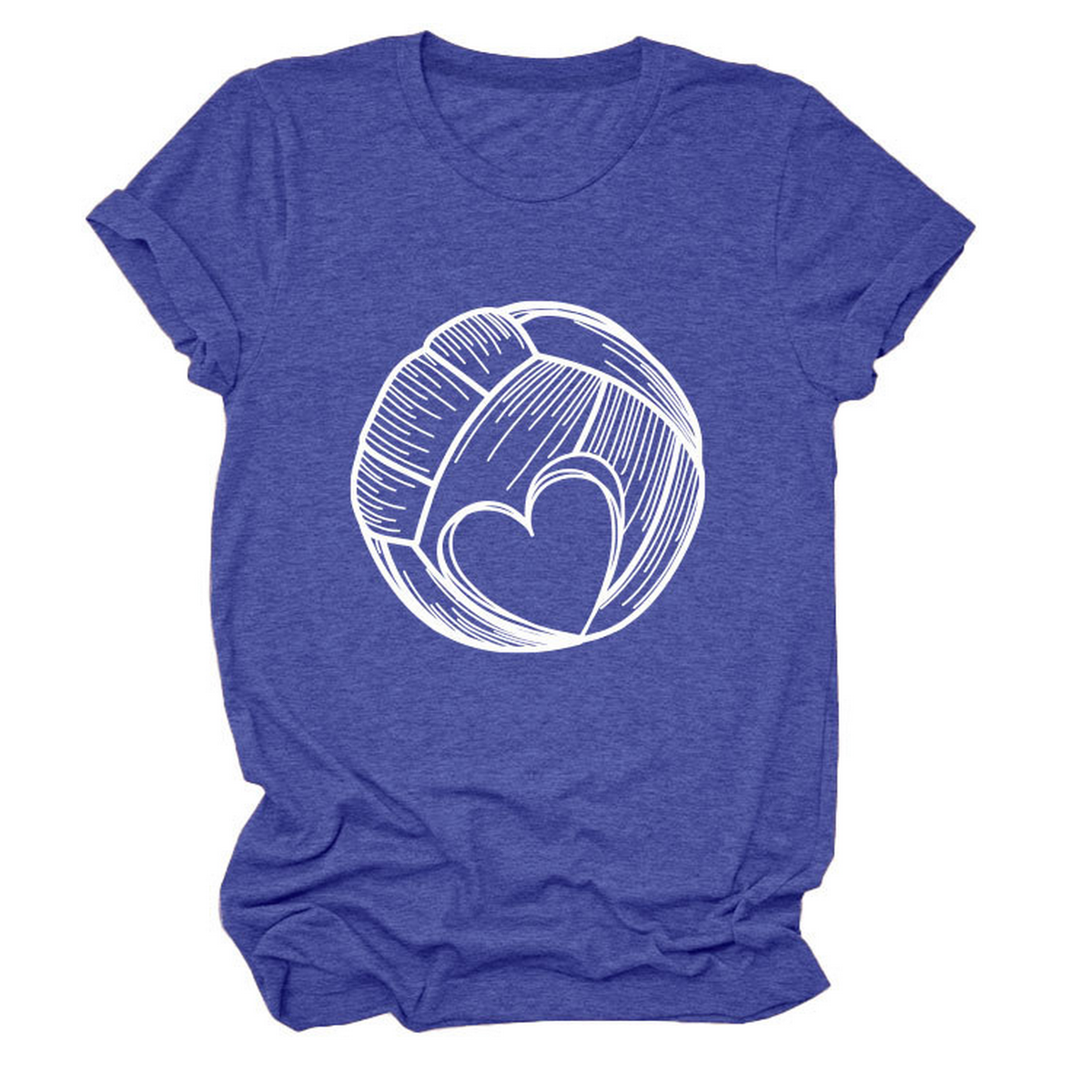 Love Football T-Shirt ? Casual Plus Size Top