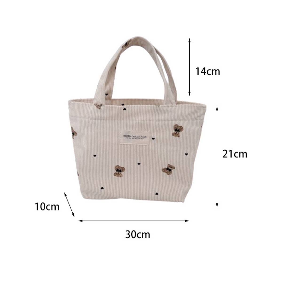 CWAB5802_SIMPLE CASUAL BEAR OUTING HANDBAG