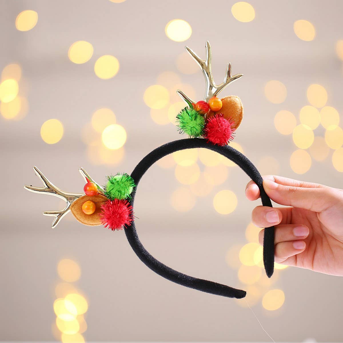 CHRISTMAS DEER ANTLERS CHILDREN'S HEADBAND