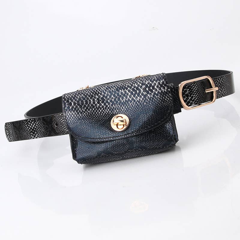 Trendy versatile chain waist bag is detachable