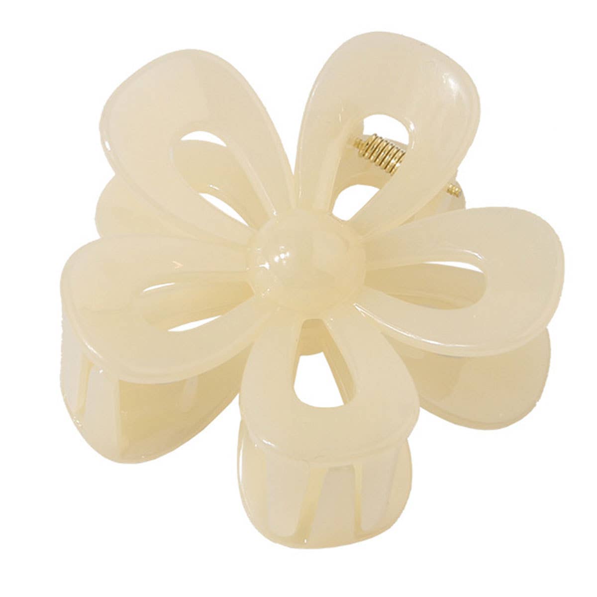 Matte Acrylic Flower Hair Claw Clip for Women_CWAHA0404