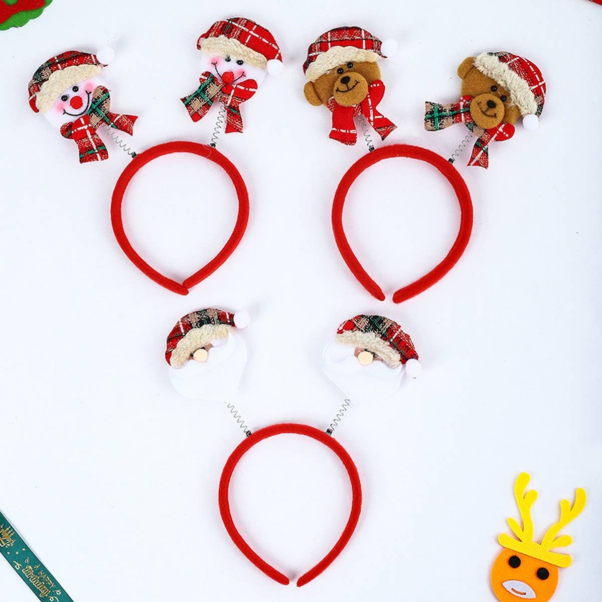 CHRISTMAS CARTOON HAIRPIN CHRISTMAS HEADBAND