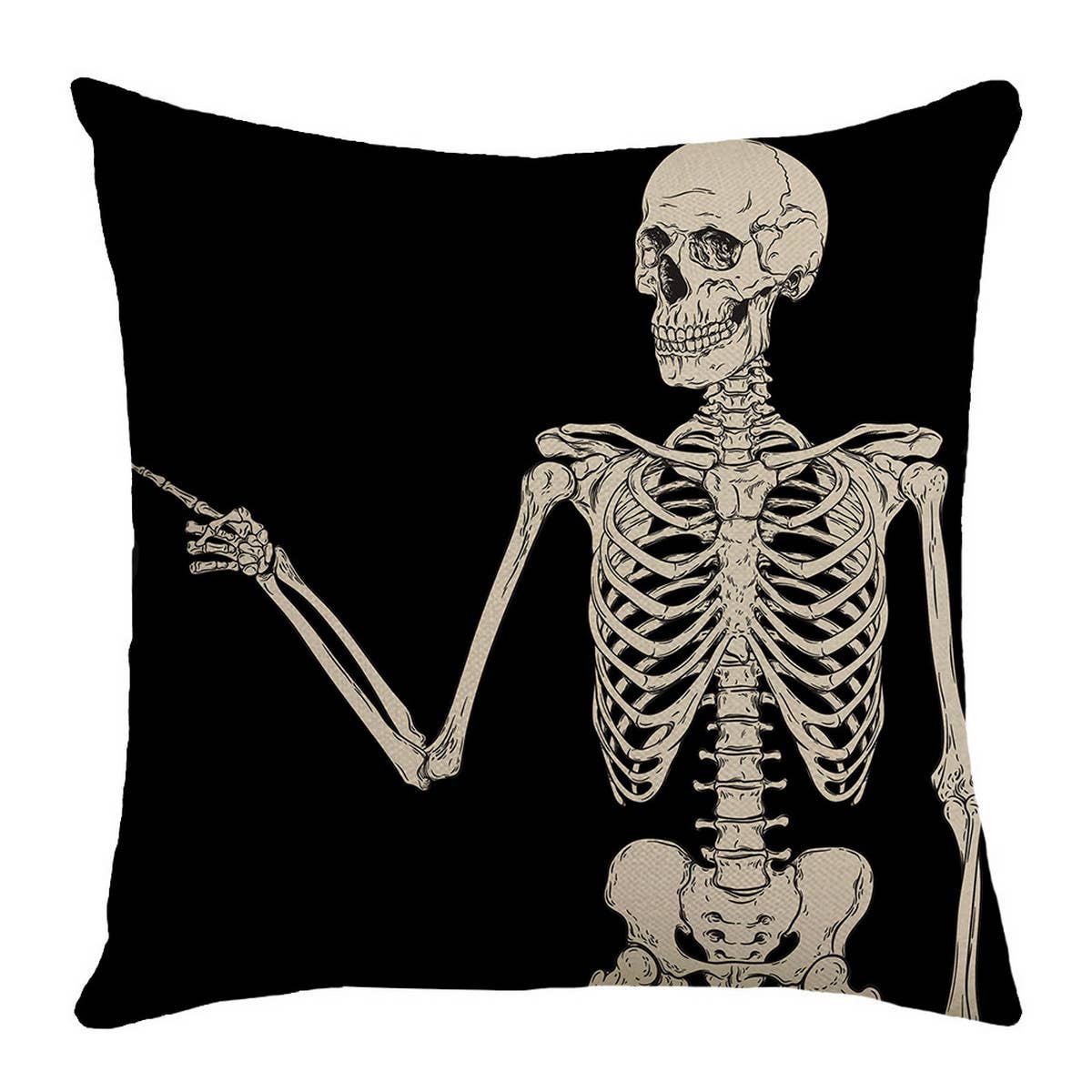 HALLOWEEN DAY OF THE DEAD SKULL PILLOWCASE