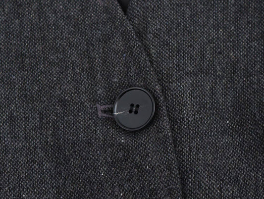 STAND COLLAR DESIGN SENSE SOLID COLOR CARDIGAN