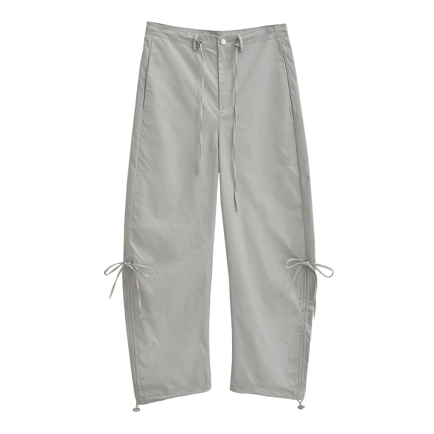 Retro loose casual straight-leg wide-leg pants