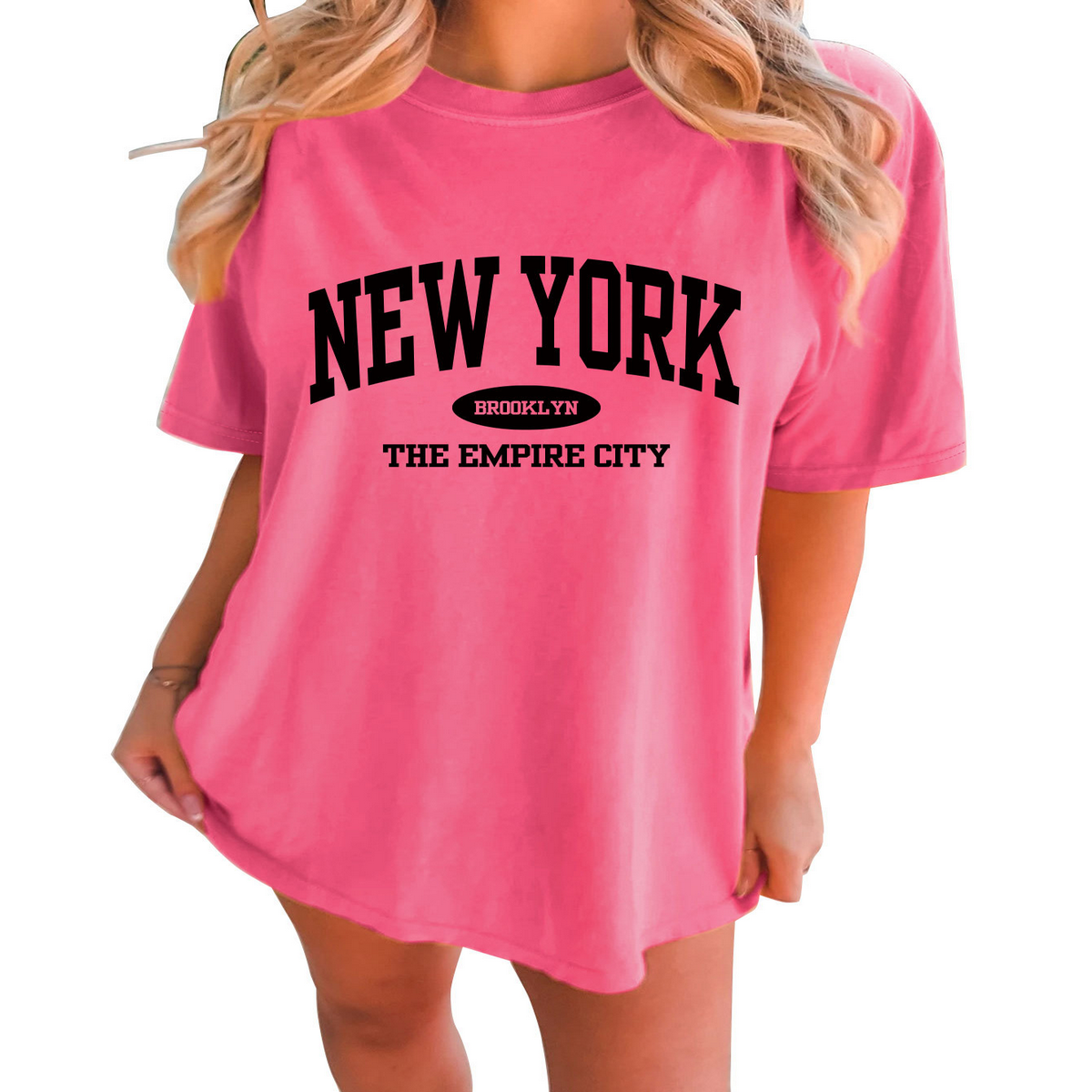 Trendy Letter Print T-Shirt for Women, Loose Fit